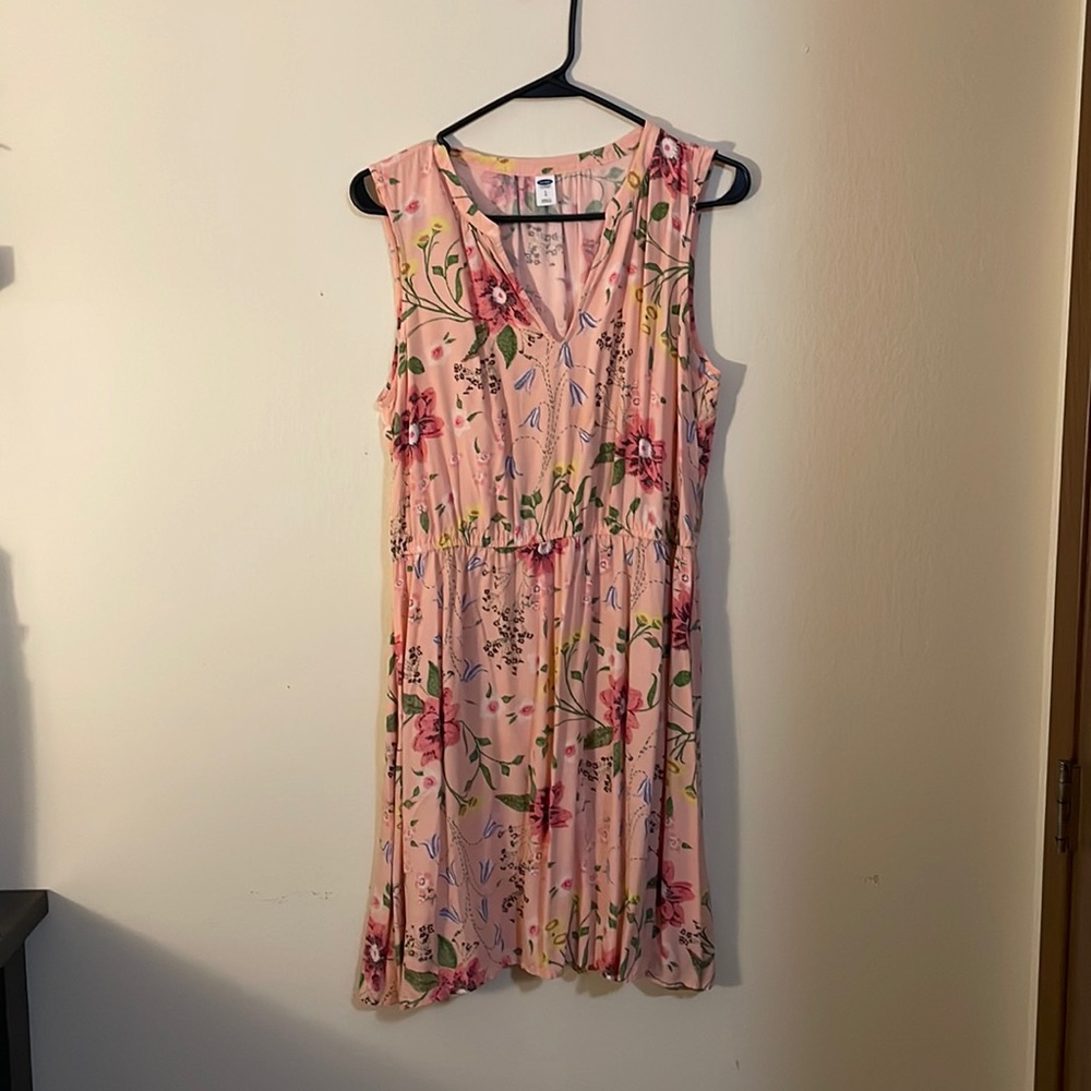 Old Navy pink floral dress